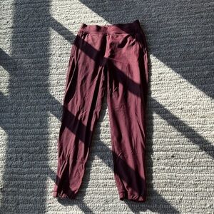 Lululemon Athletica Burgundy Ankle Pants